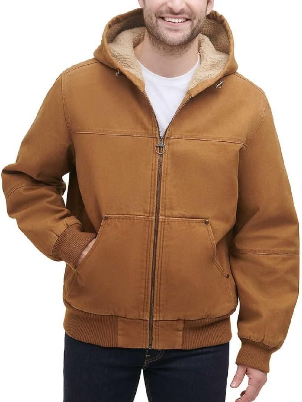 G.H. Bass Men's Sherpa Workwear Jacket size Medium Brand New